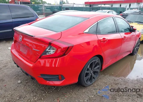 2020 Honda Civic Sport из США, поврежденный, VIN 2HGFC2F8XLH599307